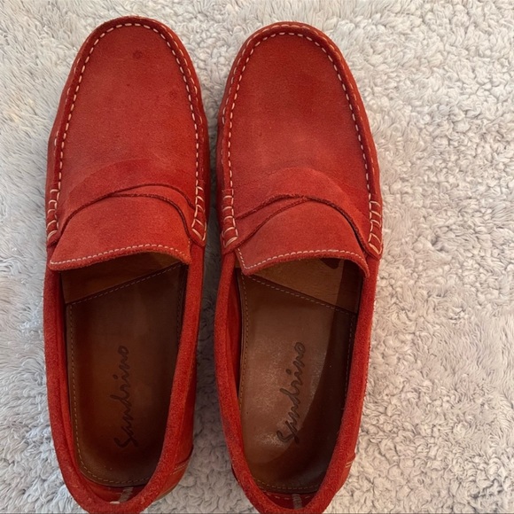 NORDSTROM RACK SANDRINO SOFT ITALIAN SUEDE CREATES A MOC LOAFER - Picture 3 of 6
